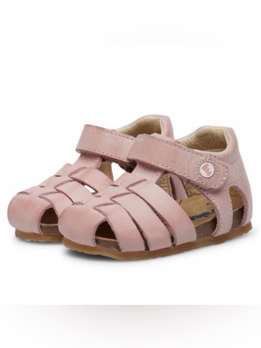 NWT NATURINO Falcotto ALBY - Semi-closed leather sandals - Pink